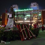 Tribute to Harry Kalas outside the ballpark
