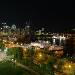 The Steel City at night